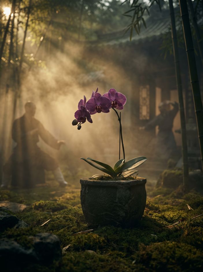 暗网植物视频-珍稀兰花养护教程